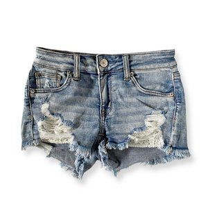 American Eagle Jean Shorts with Lace Pocket Detail